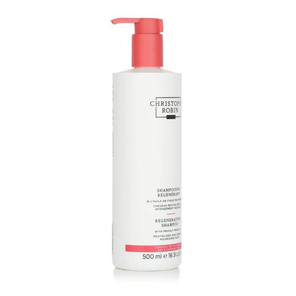 Christophe Robin Regenerating Shampoo with Prickly Pear Oil - Dry & Damaged Hair 500ml/16.9oz