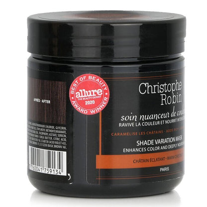 Christophe Robin Shade Variation Mask (Enhances Color & Deeply Nourishes) - Warm Chestnut 250ml/8.33oz