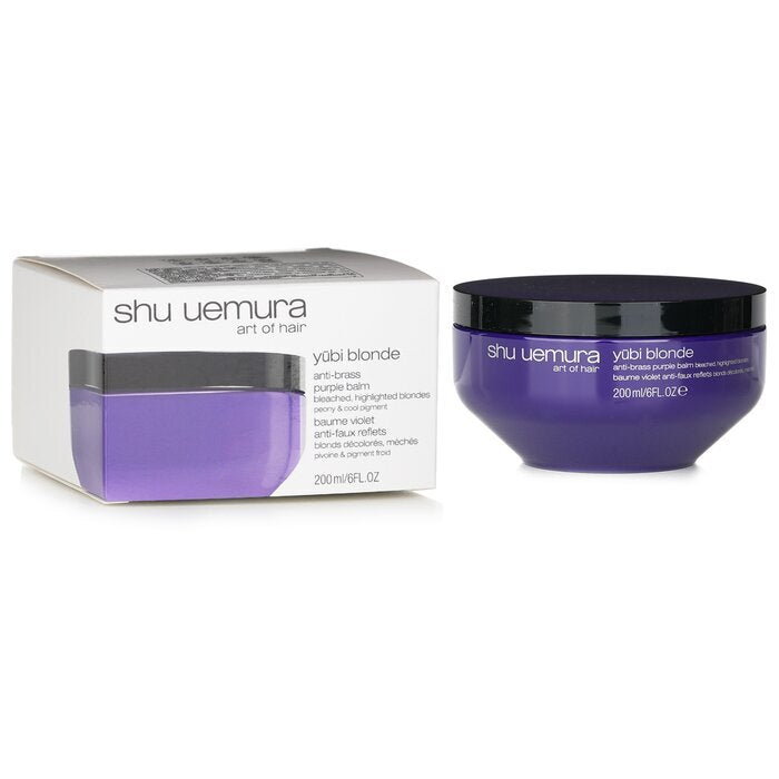 Shu Uemura Yubi Blonde Anti-Brass Purple Balm (Hair Mask) - Bleached, Highlighted Blondes 200ml/6oz