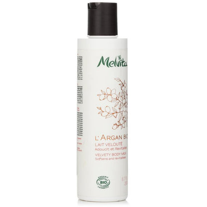 Melvita L'Argan Bio Velvet Body Milk - Softens & Revitalises 200ml/6.7oz