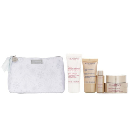 Clarins Nutri-Lumiere Collection: 4pcs+1bag