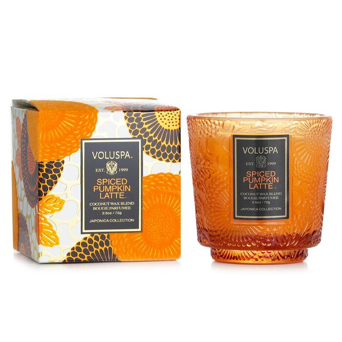 Voluspa Petite Pedestal Candle - Spiced Pumpkin Latte 72g/2.5oz