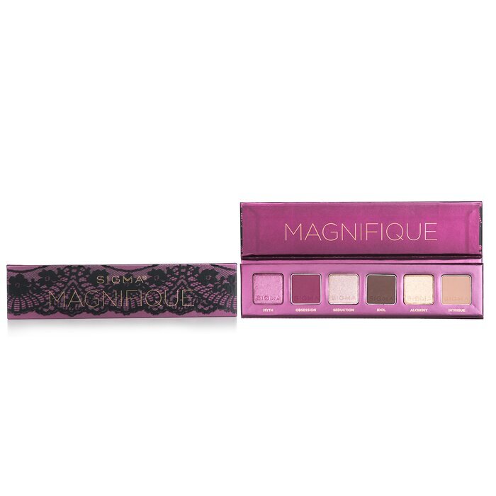 Sigma Beauty Magnifique Eyeshadow Palette (6x Eye Shadow + 1x Brush)