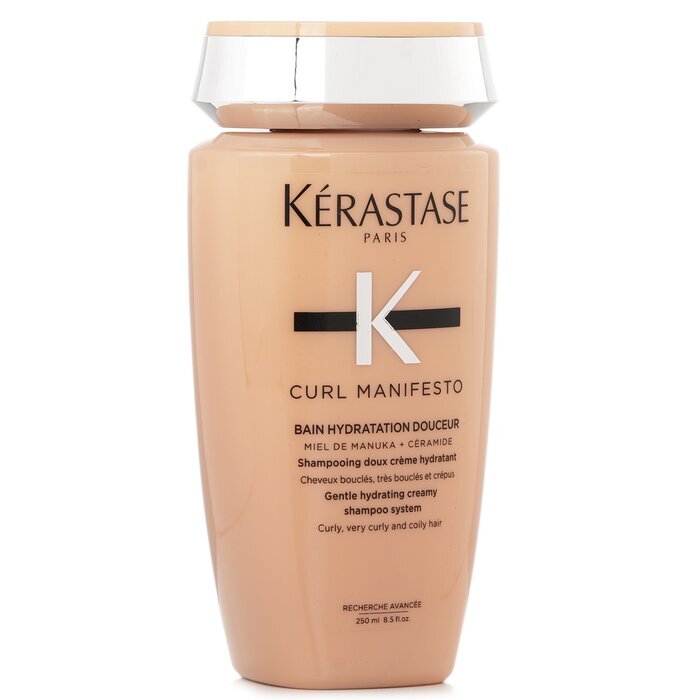 Kerastase Curl Manifesto Bain Hydratation Douceur Zachte hydraterende romige shampoo (voor krullend, zeer krullend en kroeshaar) 250 ml/8,5 oz