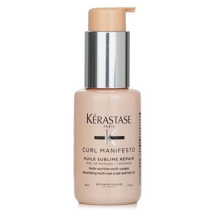 Kerastase Curl Manifesto Huile Sublime Repair Nourishing Multi-use Hair & Scalp Oil (For Very Curly & Coily Hair) 50ml/1.7oz