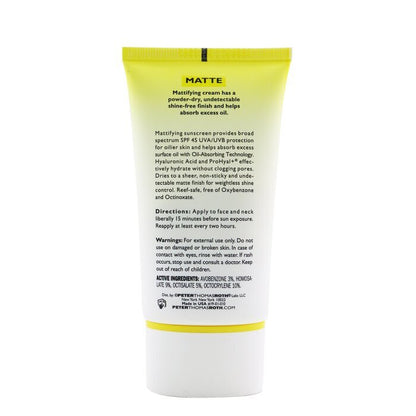 Peter Thomas Roth Max Matte Shine Control Sunscreen Broad Spectrum SPF 45 50ml/1.7oz