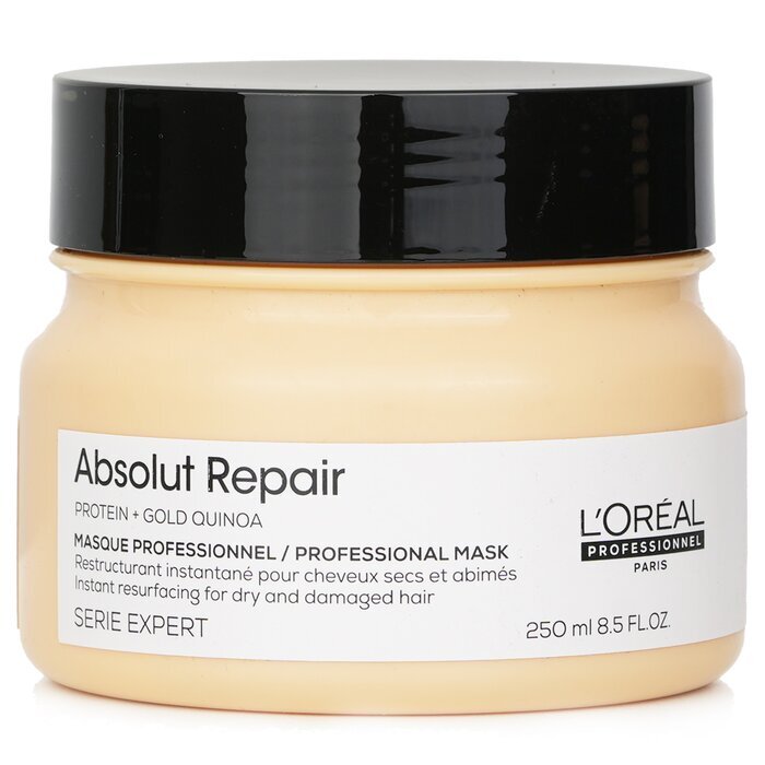 L'Oreal Professionnel Serie Expert - Absolut Repair Gold Quinoa + Protein Instant Resurfacing Mask (For Dry and Damaged Hair) 250ml/8.5oz