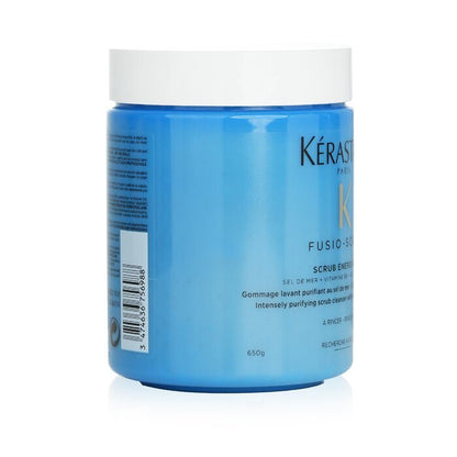 Kerastase Fusio-Scrub Scrub Energisant Intensely Purifying Scrub Cleanser with Sea Salt (Oily Prone Scalp) 650g/22.9oz