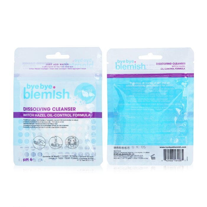 Bye Bye Blemish Dissolving Cleanser 50sheets