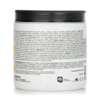 Davines The Spotlight Circle Shine Boosting Hair Mask (Salon Size) 750ml/26.33oz