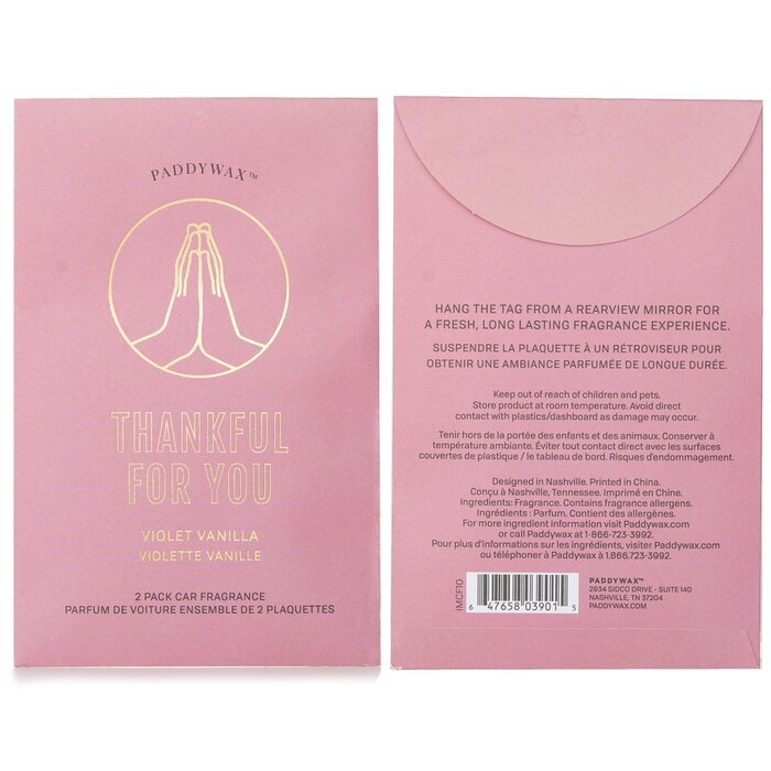 Paddywax Impressions Autogeur - Thankful For You 2packs