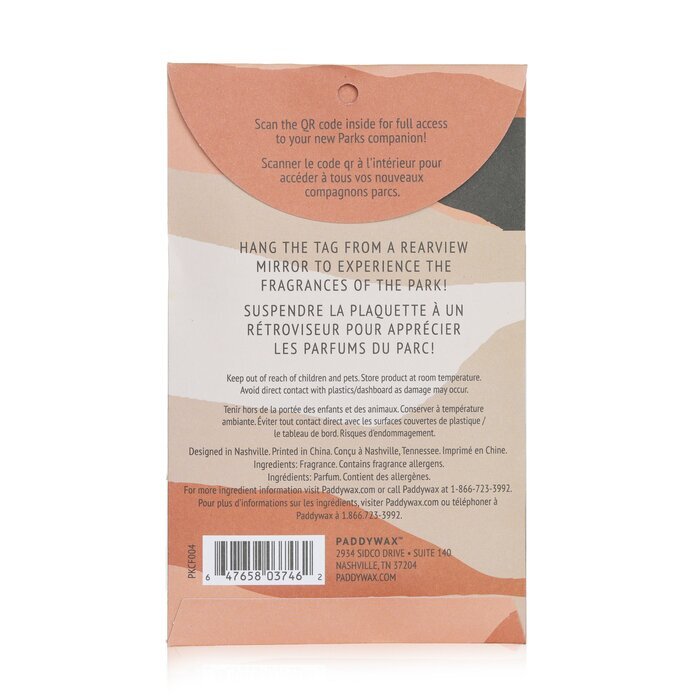 Paddywax Parks Car Fragrance - Grand Canyon 2packs