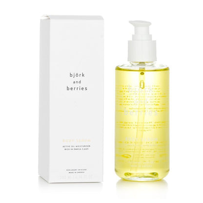 Bjork & Berries Body Serum Active Oil Moisturiser 200ml/6.76oz