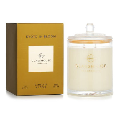 Glasshouse Triple Scented Soy Candle - Kyoto In Bloom (Camellia & Lotus) 380g