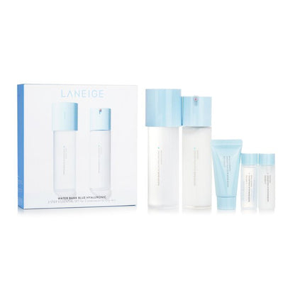 Laneige Water Bank Blue Hyaluronic 2 Step Essential Set (voor gecombineerde tot vette huid) 5 stuks