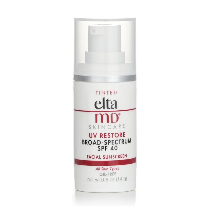 EltaMD UV Restore Physical Facial Sunscreen SPF 40 - Getint (Miniatuur) 14g/0.5oz