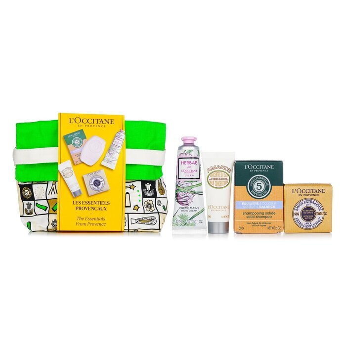 L'Occitane Les Essentiels Set 4pcs+ 1bag