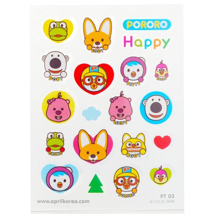 April Korea Pororo Body Sticker 1st