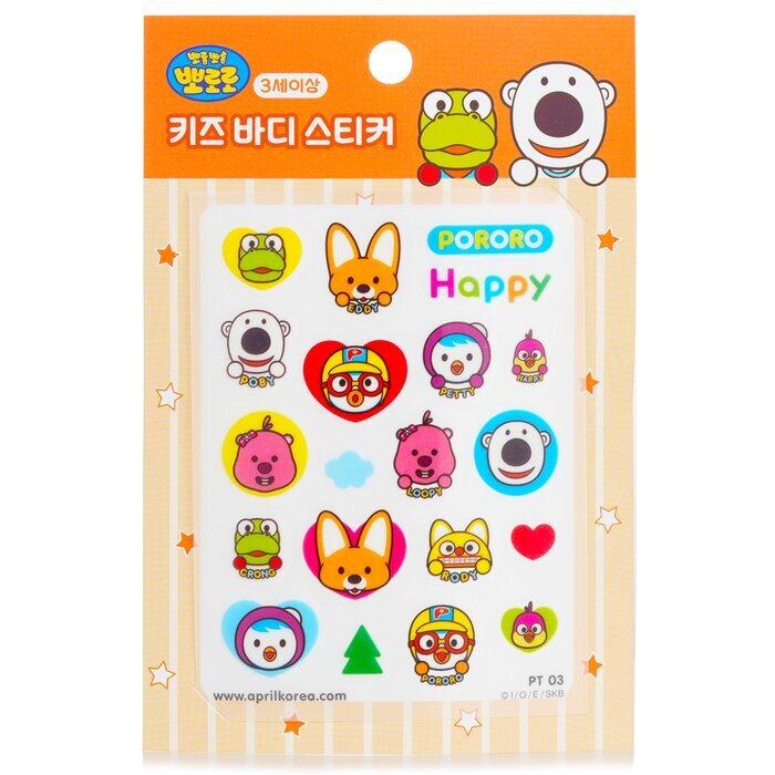 April Korea Pororo Body Sticker 1st