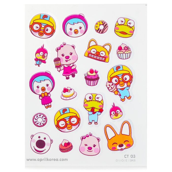 April Korea Pororo Body Sticker -  CT03 1pc