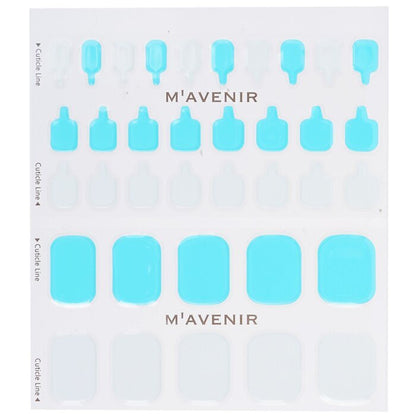 Mavenir Nail Sticker (Assorted Colour) - # White Pearl Summer Pedi 36pcs