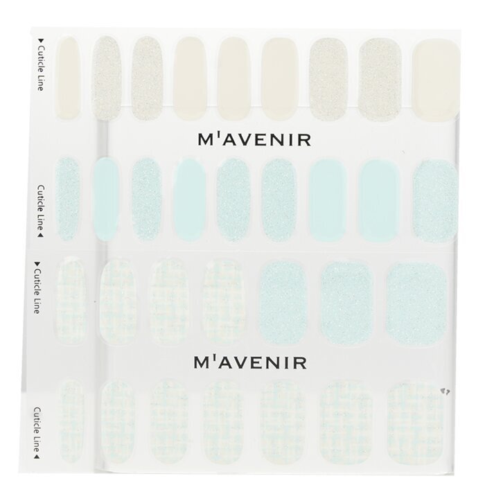 Mavenir Nail Sticker (Blue) - # Blue In Tweed Nail 32pcs