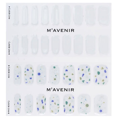 Mavenir Nail Sticker (White) - # Violeta Blooming Nail 32pcs