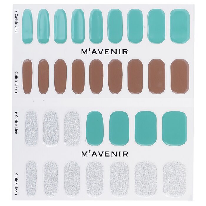 Mavenir Nail Sticker (Assorted Colour) - # Brillante Pistachio Nail 32pcs