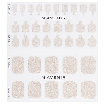 Mavenir Nail Sticker (Pink) - # Fiesta Shampagne Pedi 36pcs