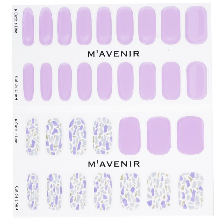 Mavenir Nail Sticker (Purple) - # Amethyst Shell Nail 32pcs