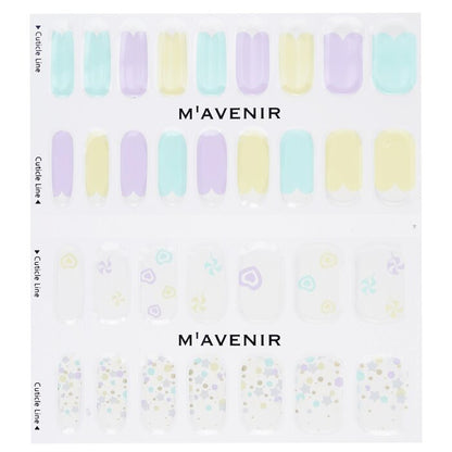 Mavenir Nail Sticker (Assorted Colour) - # Candy Pop Nail 32pcs