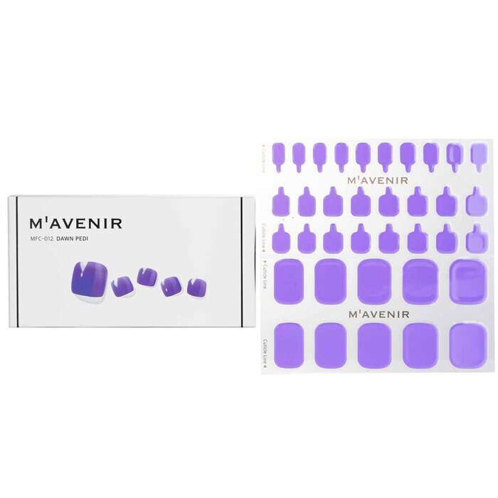 Mavenir Nail Sticker (Purple) - # Dawn Pedi 36pcs