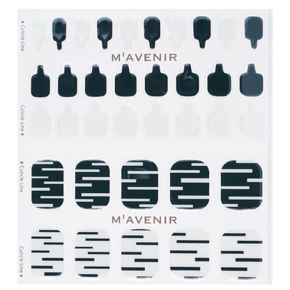 Mavenir Nail Sticker (Patterned) - # Modern Line Pedi 36pcs