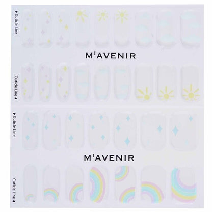 Mavenir Nail Sticker (White) - # Happy Sunny Day Nail 32pcs