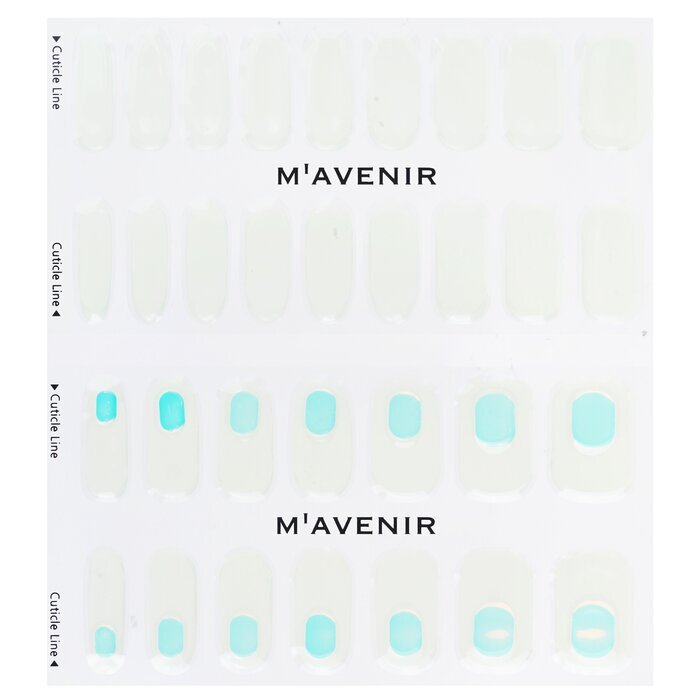 Mavenir Nail Sticker (Green) - # Glass Neon Green Nail 32pcs