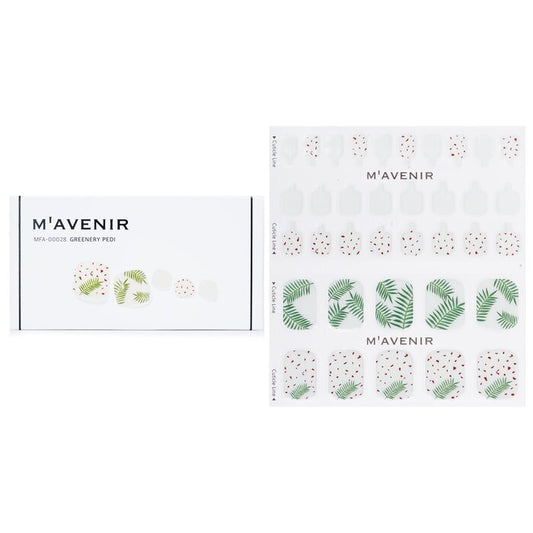 Mavenir Nagelsticker (Gepatineerd) - # Greenery Pedi 36 stuks