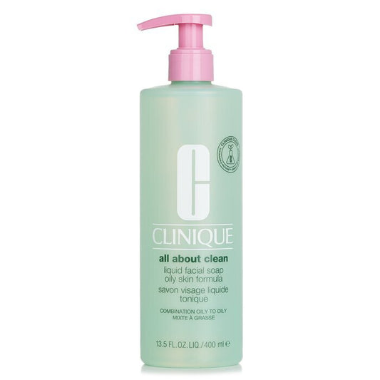 Clinique All About Clean Vloeibare Gezichtszeep Olieachtige Huidformule (Gecombineerde Vette tot Vette Huid) 400ml