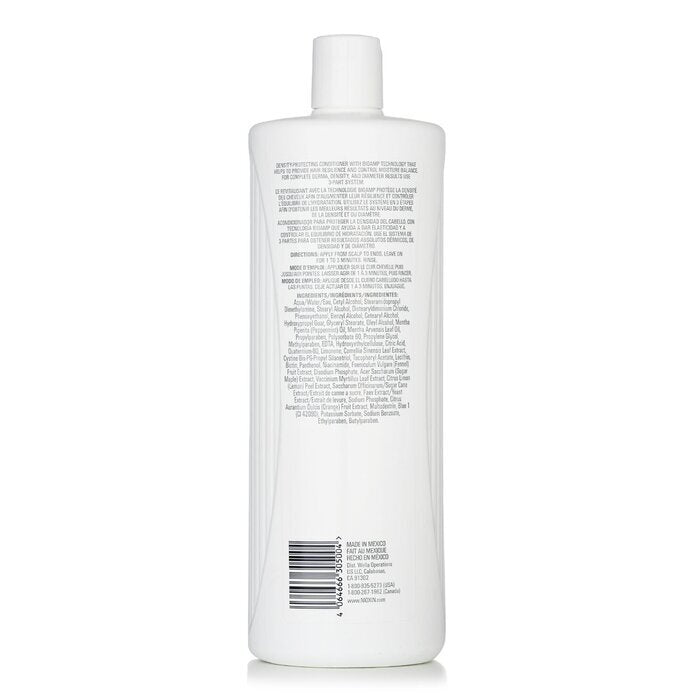 Nioxin Density System 4 Scalp Therapy Conditioner (Colored Hair, Progressed Thinning, Color Safe) 1000ml/33.8oz