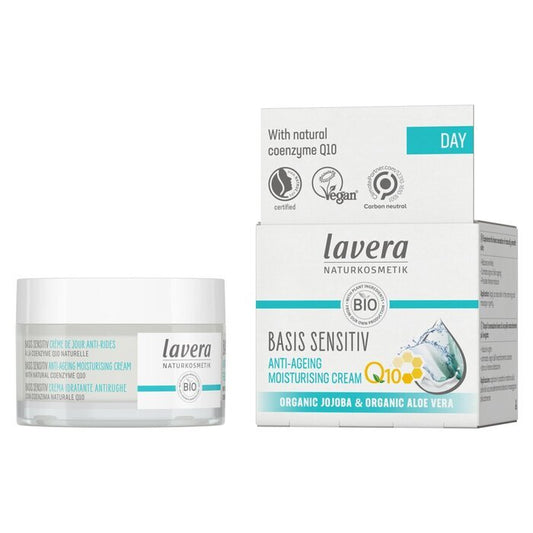 Lavera Basis Sensitiv Hydraterende Crème Q10 50 ml/1,6 oz