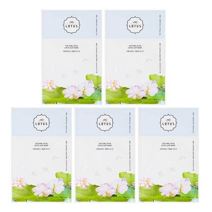 THE PURE LOTUS Lotus Leaf Mask - Soothing & Brightening 5pcs