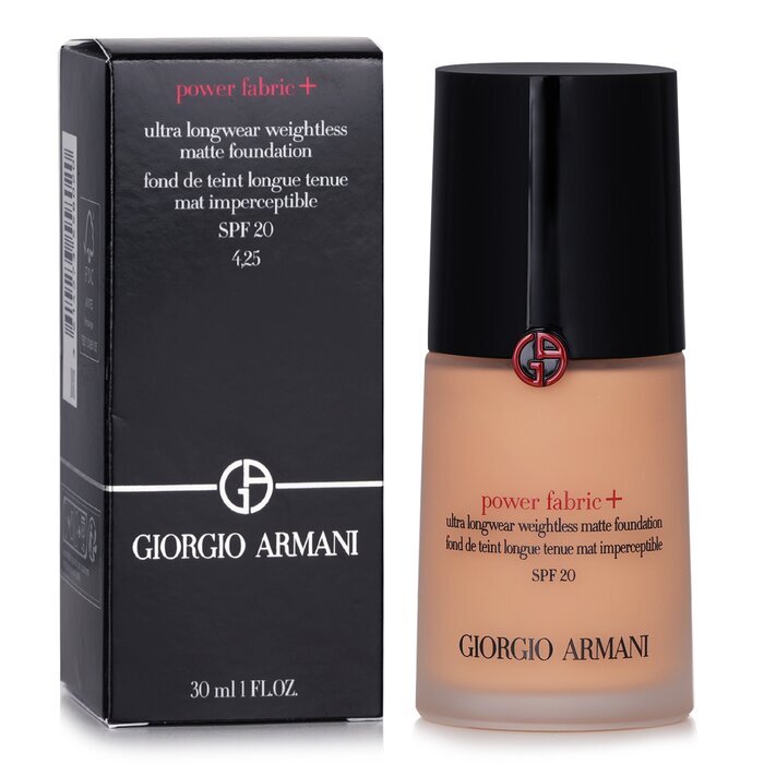 Giorgio Armani Power Fabric+ Ultra Longwear Weightless Matte Foundation SPF 20 - # 4.25 30ml/1oz