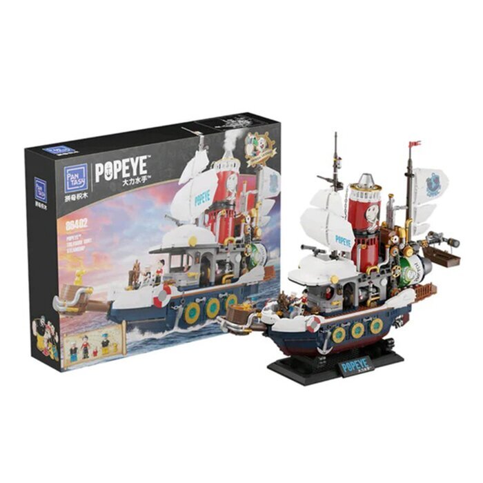 Pantasy POPEYE·ADVENTURE SHIP Building Bricks Set 57*49*21cm