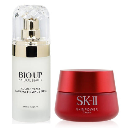 SK II Skinpower Cream 80g + Natural Beauty Yeast Radiance Firming Serum 40ml 2pcs