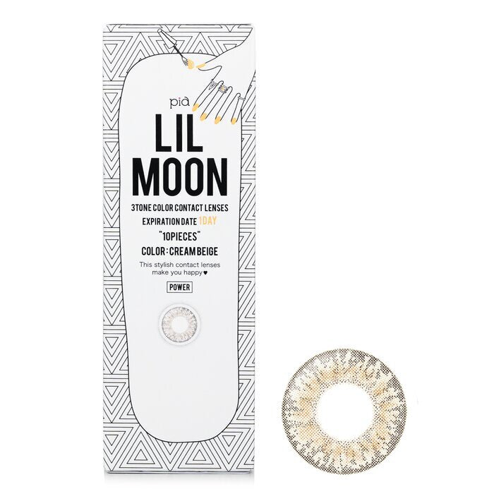 Pia Lilmoon Cream Beige 1 Day Color Contact Lenses - - 4.00 10pcs