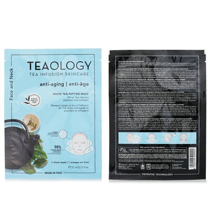 Teaology White Tea Peptide Face & Neck Mask 21ml/0.17oz