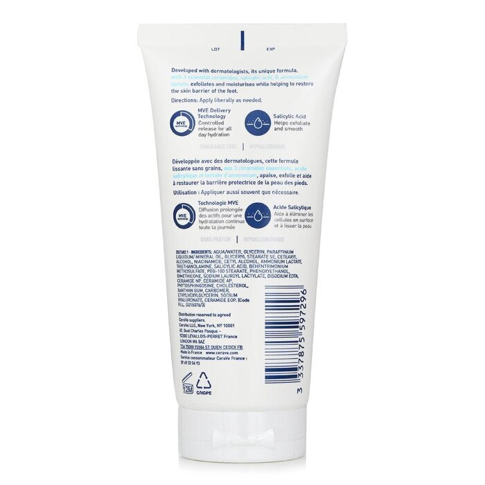 CeraVe SA Renewing Foot Cream 88ml/3oz