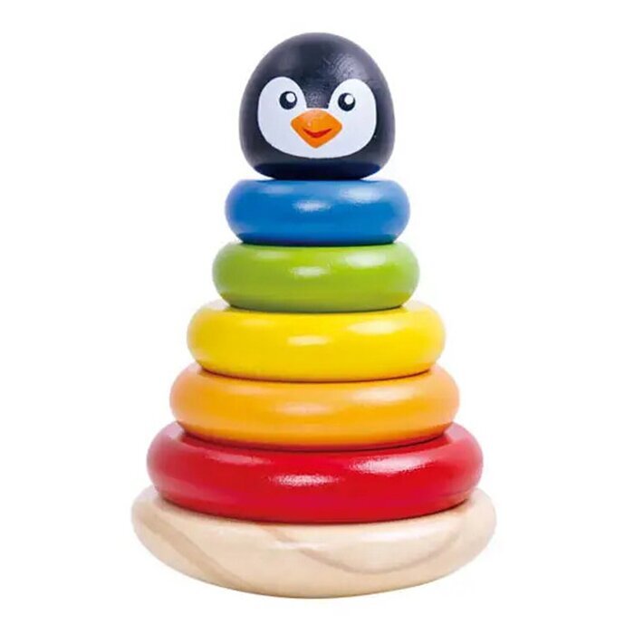 Tooky Toy Co Penguin Tower 12x12x18cm