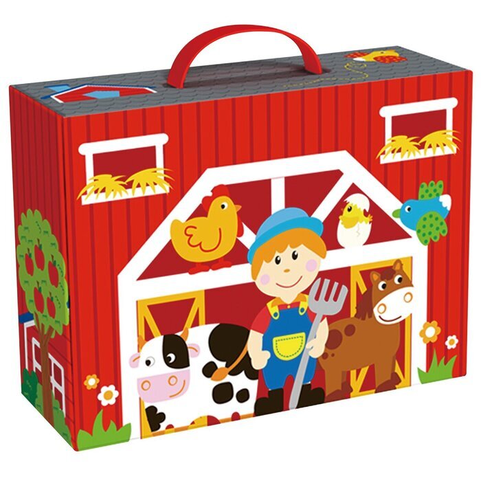 Tooky Toy Co Farm Play Box 30x10x22cm