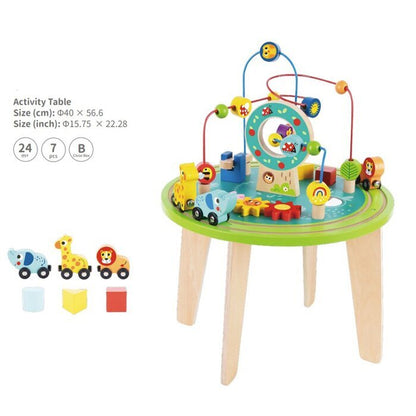 Tooky Toy Co Activity Table 40x40x57cm