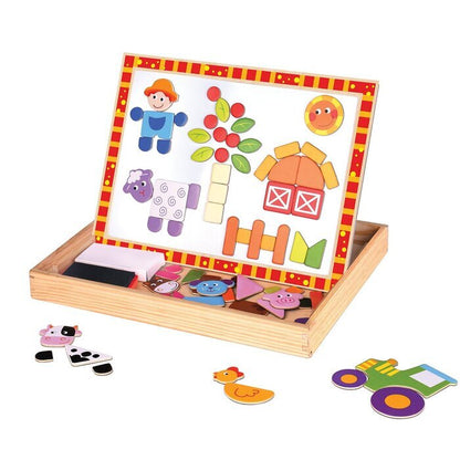 Tooky Toy Co Magnetic Puzzle - Farm 30x22x22cm